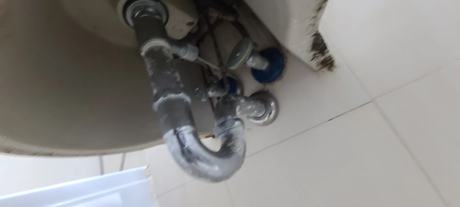 동탄 장지동 세면대 수전 하부 연결부 점검