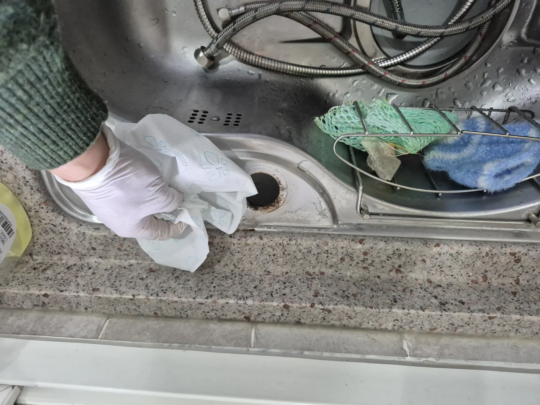 용인 수지구 성복동 주방 수전 후 물샘 테스트
