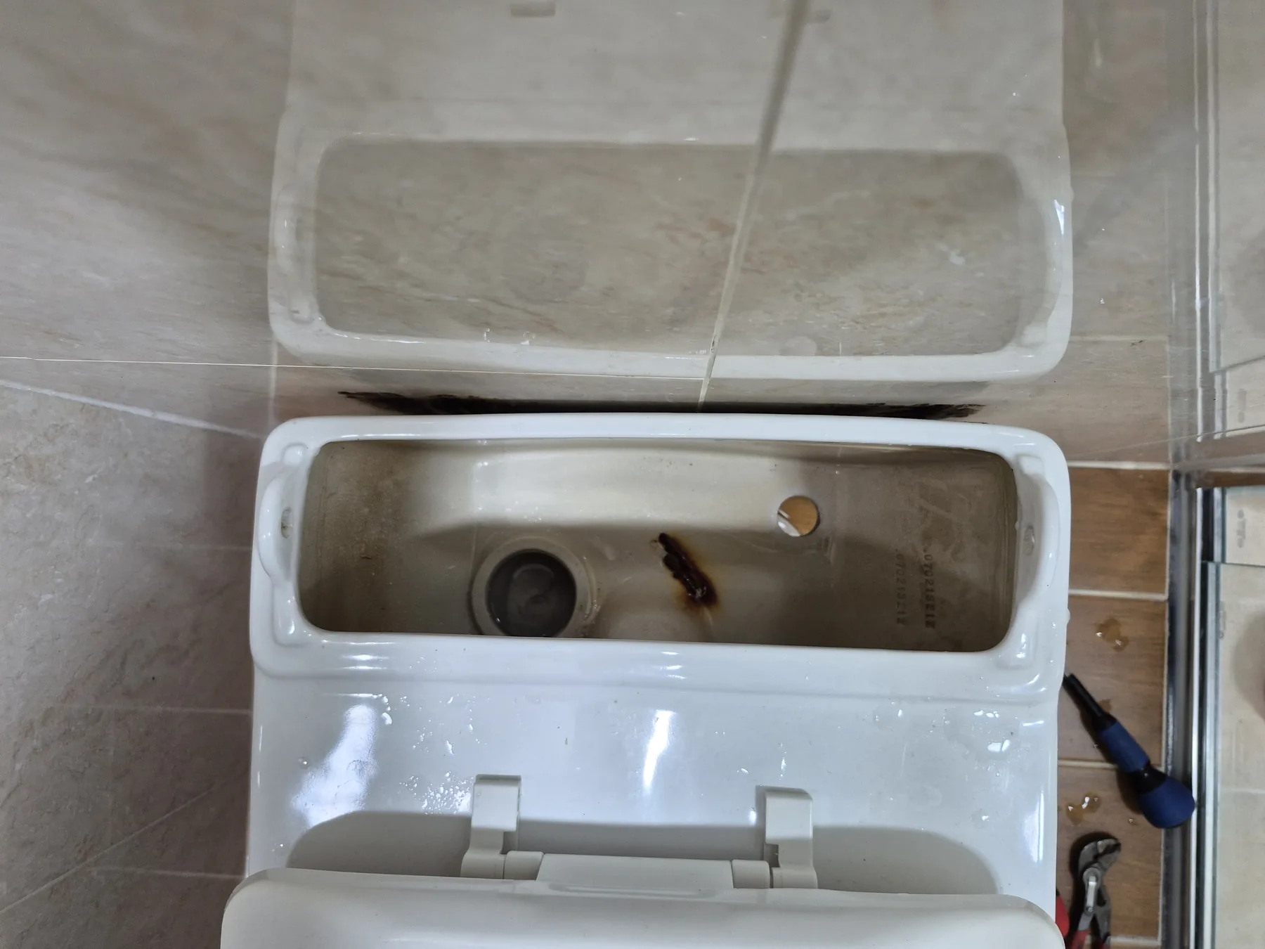 수지 성복동 변기수리 작업 후 물내림 테스트