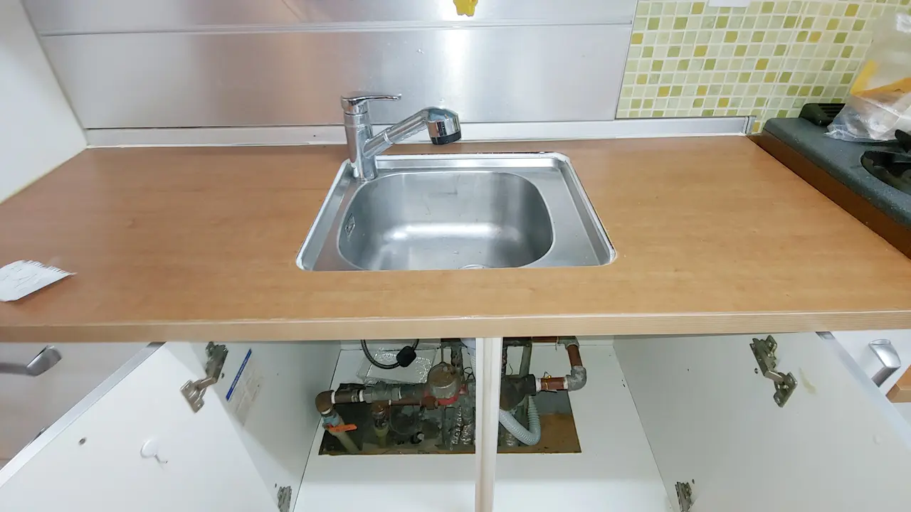 동탄 산척동 수전교체 작업 후 확인