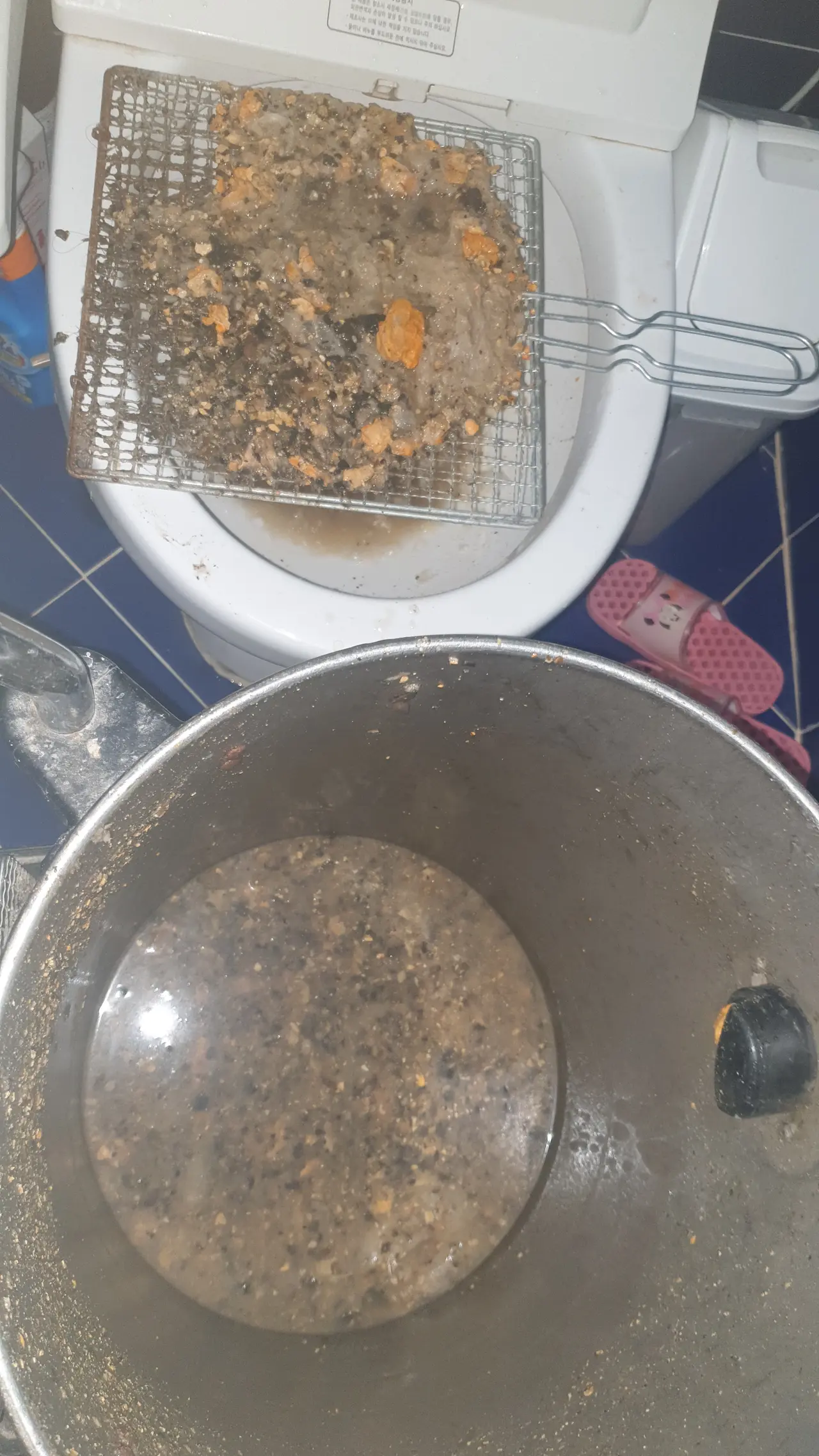 용인시 기흥구 청덕동 하수구막힘 작업 과정